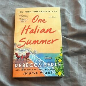 87. 'One Italian Summer' Novel - Vibrant Cover